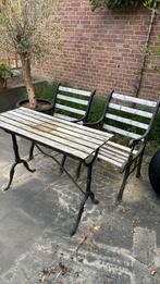 Bistro set, Tuin en Terras, Tuinsets en Loungesets, Ophalen of Verzenden, Gebruikt, Overige materialen, 2 zitplaatsen