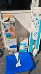 Compleet Intex zwembad (incl pomp, chloor etc), Ophalen, Gebruikt, Opzetzwembad, Rechthoekig