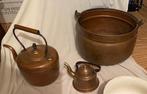 pannen, Huis en Inrichting, Keuken | Potten en Pannen, Ophalen of Verzenden, Gebruikt, Overige materialen, Pannenset