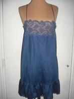 onderjurkje / kort nachthemd maat M, Kleding | Dames, Verzenden, Blauw, Nachtkleding