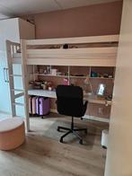 Hoogslaper met bureau en opbergruimte, Huis en Inrichting, Slaapkamer | Stapelbedden en Hoogslapers, Eenpersoons, Ophalen of Verzenden