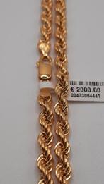 gouden rope ketting 14kt, Sieraden, Tassen en Uiterlijk, Kettingen, Ophalen of Verzenden, Nieuw, Goud, Goud