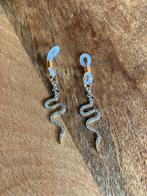 Slang Tepelhangers met Sprankelende Steentjes snake, Verzenden, Nieuw