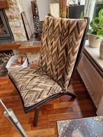 Danske design stoel FARSTRUP, Huis en Inrichting, Ophalen, Gebruikt, Bruin, Design