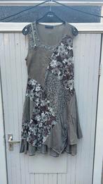Wearhouse Jurk XL - Kaki/Groen Patchwork, Wearhouse, Maat 46/48 (XL) of groter, Ophalen of Verzenden, Knielengte