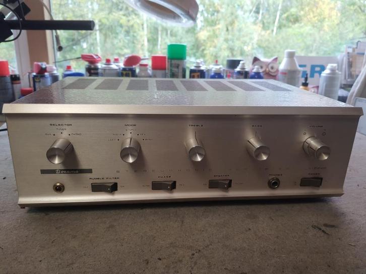 Vintage Bocama 224 B versterker zgan, Audio, Tv en Foto, Versterkers en Receivers, Zo goed als nieuw, Stereo, Minder dan 60 watt