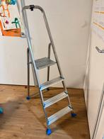 Gamma aluminium huishoudtrap - 4 treden, Ophalen, Gebruikt, Trap, Minder dan 2 meter
