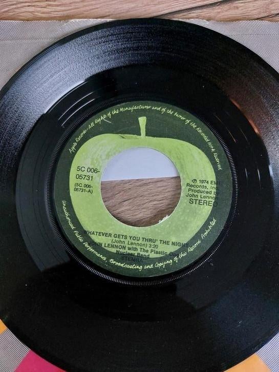 John Lennon - Whatever Gets You Thru The Night, Ophalen of Verzenden, Gebruikt, Pop