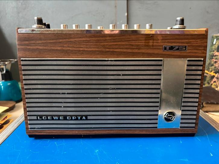 Loewe Opta T75 transistor radio, Antiek en Kunst, Antiek | Tv's en Audio, Ophalen