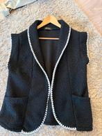 Zwart gilet one size, Verzenden, Gedragen, Maat 42/44 (L), Zwart