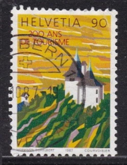 1016 - Zwitserland michel 1356 yb gestempeld , Heksentoren, Postzegels en Munten, Postzegels | Europa | Zwitserland, Gestempeld