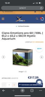 Over compleet Ciano aquarium 108 l, Ophalen of Verzenden, Zo goed als nieuw, Leeg aquarium