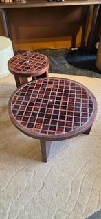 Ronde Salontafel & Bijzettafel Keramiek |  Showmodel, Huis en Inrichting, Ophalen, Bornsestraat 31, Rond, 50 tot 100 cm