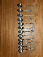 Zilveren Lepels Set provincies, Antiek en Kunst, Antiek | Bestek, Ophalen of Verzenden