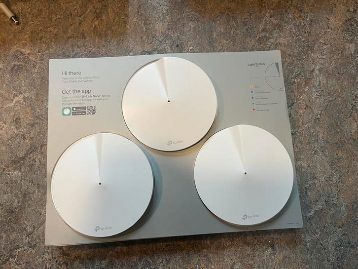 TP-Link Deco M5 (3-pack) - AC1300 Wi-Fi System, Computers en Software, WiFi-versterkers, Nieuw, Ophalen of Verzenden