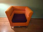 Oranje Satelliet Fauteuil design, Huis en Inrichting, Fauteuils, Ophalen, 75 tot 100 cm, Zo goed als nieuw, Metaal