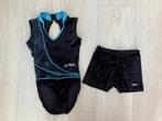 ZGAN Moreau & Agiva Gympakje Turnpakje Turnpak Set 146 - 152, Sport en Fitness, Zwart, Ophalen of Verzenden, Zo goed als nieuw