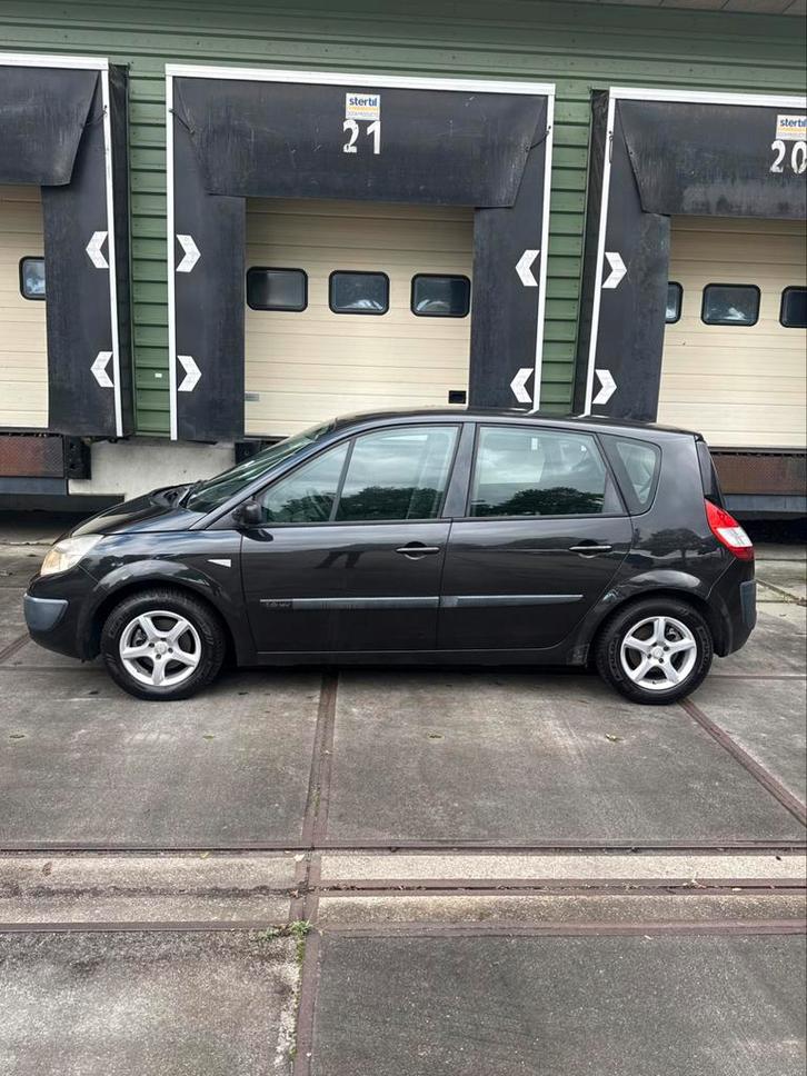 Renault Scénic 1.6 16V 82KW 2006 Zwart, Auto's, Renault, Bedrijf, Scénic, Benzine, C, MPV, Handgeschakeld, Origineel Nederlands