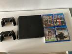 Playstation 4, Ophalen, Met 2 controllers, 1 TB, Slim