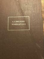 Toneelspelen door G Bredero, Ophalen of Verzenden, Gelezen