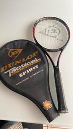 Dunlop tennis racket met hoes., Sport en Fitness, Tennis, Racket, Gebruikt, Ophalen of Verzenden, Dunlop