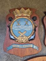 Oude wapenschilden TOKM MKAD marine, Verzamelen, Militaria | Algemeen, Nederland, Ophalen of Verzenden, Marine