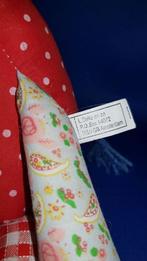 Giraffe rode knuffel L. Dake & Zn. 34cm, prima conditie 5A29, Kinderen en Baby's, Speelgoed | Knuffels en Pluche, Tweedehands verkoop