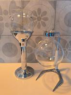 Antieke Hellem Cafetière 6 kops met org. Chrome uitlekhouder, Antiek en Kunst, Ophalen of Verzenden