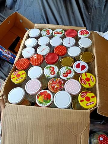 NETTE Glazen Weck of inmaak potten meer dan 60 stuks volume  beschikbaar voor biedingen