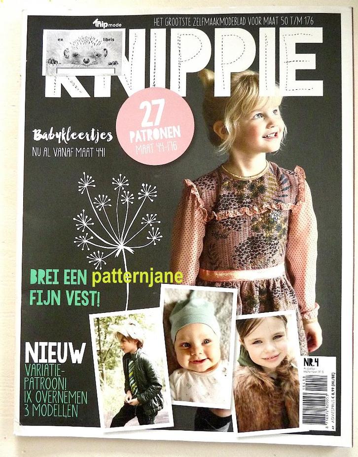 2,5 x KNIPPIE UIT DE JAREN 2017 EN 2018 als nieuw, Hobby en Vrije tijd, Kledingpatronen, Zo goed als nieuw, Kind, Knippie, Verzenden