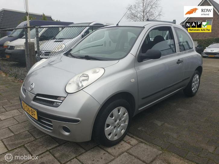 Nissan Micra 1.2 Visia airco 157499 km nap, Auto's, Nissan, Bedrijf, Te koop, Micra, ABS, Airbags, Airconditioning, Alarm, Boordcomputer