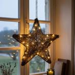 Rieten Kerstster Met LED Verlichting Met Timer, Duitsland, Posiwio, Nieuw, Ophalen of Verzenden