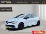 Renault Clio 1.6 R.S.|LEDER|200PK|AUT|BASS REFLEX|NAVI|LED|C, Auto's, Euro 5, 1618 cc, Gebruikt, Zwart