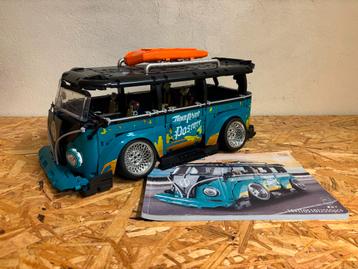 Lego Volkswagen T1 Camper Van (Custom) 1/10 niet veel gezien beschikbaar voor biedingen