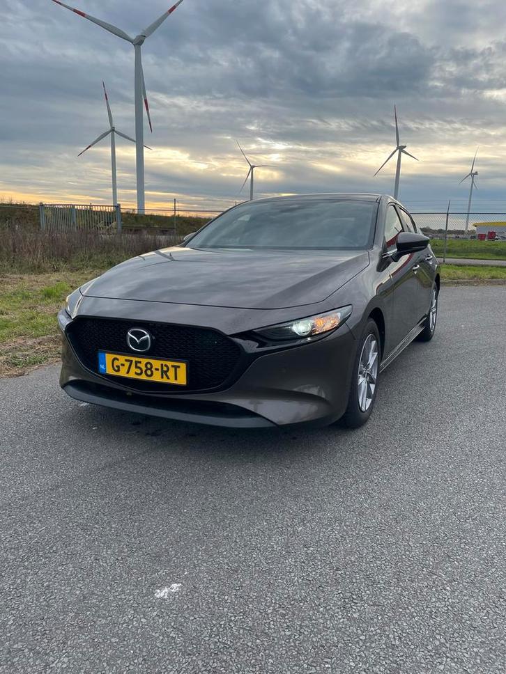 Mazda 3 Skyactiv-g 122pk Aut 2019 Bruin, Auto's, Mazda, Particulier, Achteruitrijcamera, Adaptive Cruise Control, Airbags, Airconditioning