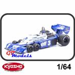 Tyrrell P34 R. Peterson 1977 - Kyosho miniatuur F1 auto 1:64, Overige merken, Norev SAS, 1:50 of kleiner, Auto