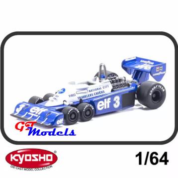 Tyrrell P34 R. Peterson 1977 - Kyosho miniatuur F1 auto 1:64 beschikbaar voor biedingen