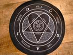 HIM love metal 2007 Heartagram ronde backpatch back patch, Verzamelen, Gebruikt, Ophalen of Verzenden