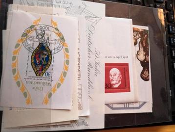 Collectie Duitse postzegel velletjes 16x beschikbaar voor biedingen