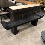 Halbank Lox kleur Zwart 183 cm van Woood, Ophalen