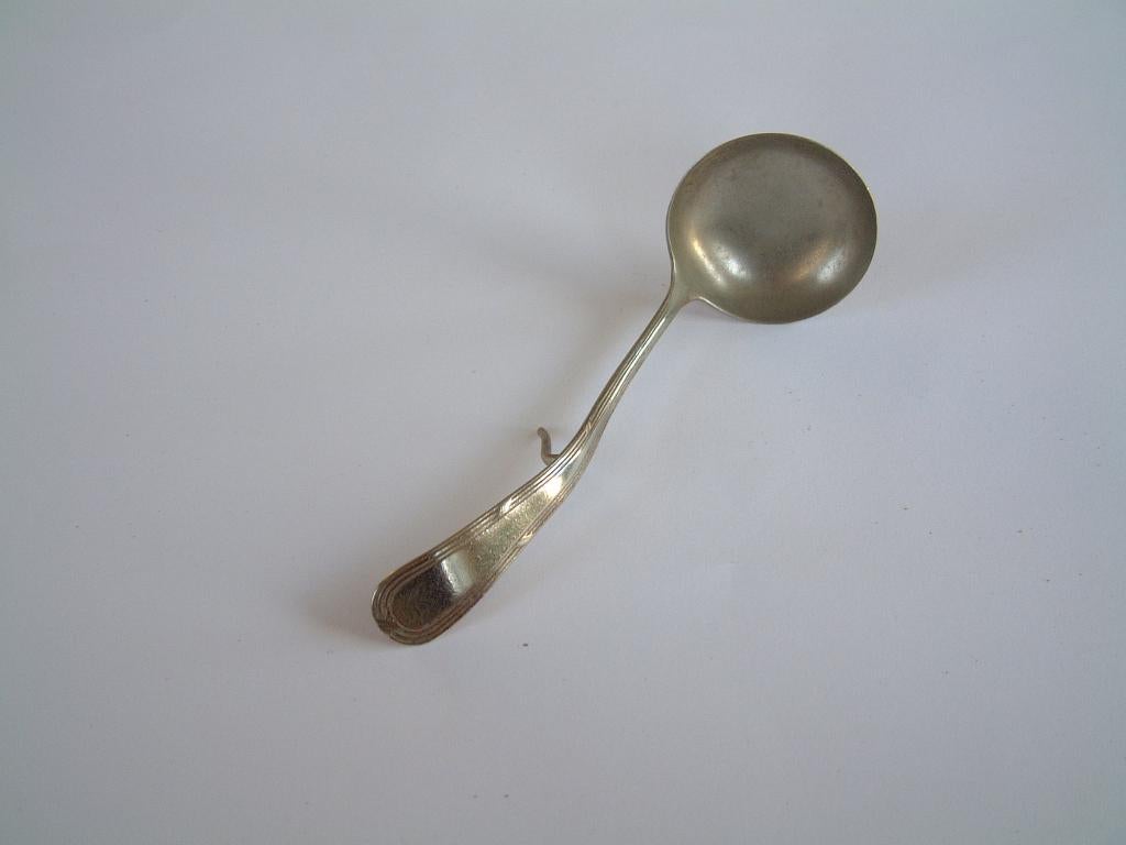 oude lepel roomlepel nr.1., Antiek en Kunst, Ophalen of Verzenden