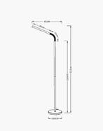 Moderne LED Vloerlamp - Lucide, 100 tot 150 cm, Ophalen of Verzenden, Zo goed als nieuw, Metaal