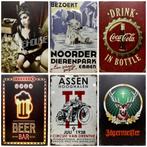 Steak timer BBQ barbecue reclamebord van metaal wandbord, Info@deconoord.nl, Deco Noord, Nieuw, Ophalen of Verzenden
