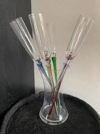 Champagneglazen, Overige kleuren, Ophalen of Verzenden, Minder dan 50 cm, Glas