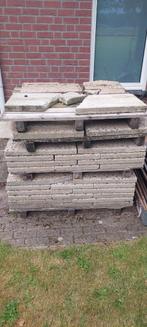 Partij Grindtegels - 60x40 & 60x60, Tuin en Terras, Ophalen, Gebruikt, 10 m² of meer, Beton