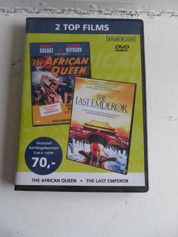 2 Films op 1 DVD The African Queen en The Last Emperor beschikbaar voor biedingen