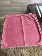Roze Fluweel Kussenhoes, Ophalen of Verzenden, Zo goed als nieuw, Roze, Rechthoekig