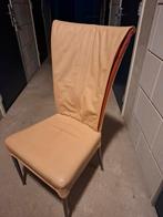 6 leren eetkamerstoelen, Ophalen, Gebruikt, Overige kleuren, Leer