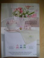 Anchor Springtime. Boekje boordevol borduurpatronen. Ook DMC, Ophalen of Verzenden, Nieuw, Handborduren, Patroon
