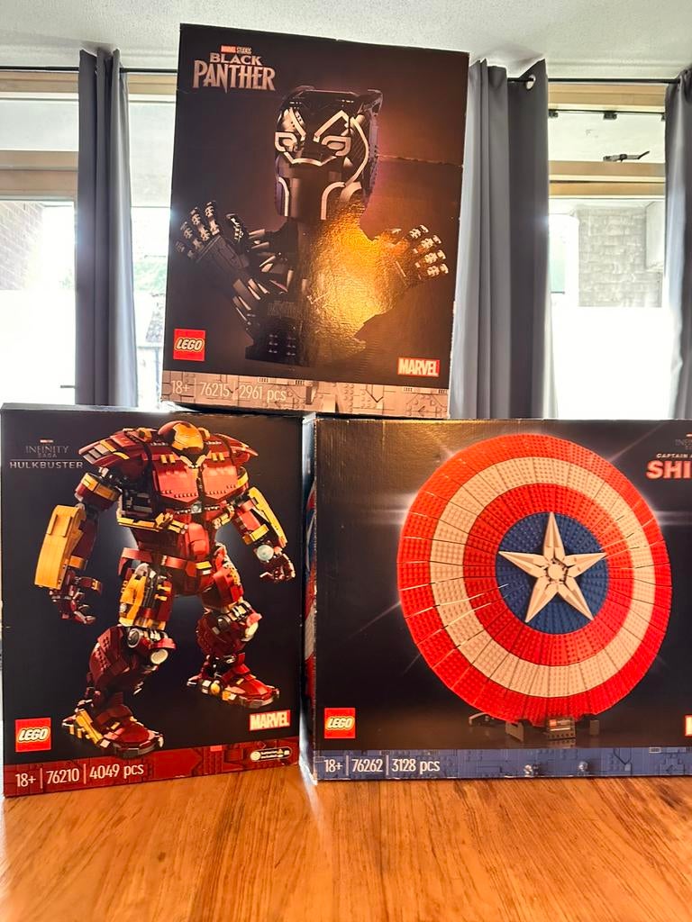 Lego marvel, Ophalen, Zo goed als nieuw